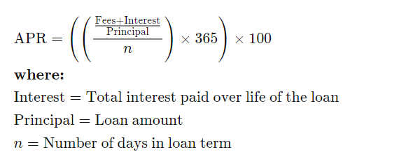 How Is APR Calculated?